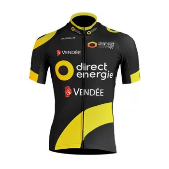 Eroupe tour pro team direct energie cycling jersey Bicycle maillot oddychającym MTB quick dry bike clothing Ropa ciclismo only
