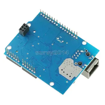 Ethernet Shield W5100 dla Arduino Main Board RJ45 UNO ATMega 328 1280 MEGA2560 Network Expansion Board moduł z gniazdem Micro SD