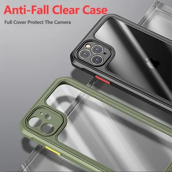 Etui do iPhone 11 Case Anti-Fall Full Cover Protect Camera Clear Cover For iPhone 11 Pro Max XR XS MAX X 7 8 Plus Case SE 2020