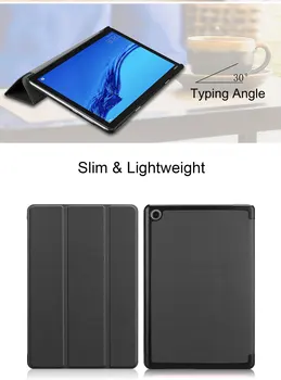 Etui do tabletu Huawei MediaPad T5 10.0 magnetyczny PU skórzane etui do Huawei Media Pad AGS2-W09 AGS2-L09 AGS2-L03 AGS2-W19 10.1