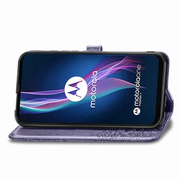 Etui portfel skórzany pokrowiec na Moto One Hyper G Pro One Fusion Plus 5G Edge G9 Plus Play Mandala skórzany wytłoczony flip wallet etui