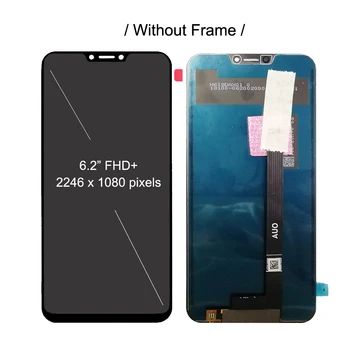 FHD+ LCD z ramką dla Asus Zenfone 5 2018 Gamme ZE620KL X00QD LCD Display Screen Touch Sensor Digitizer Assembly wymiana