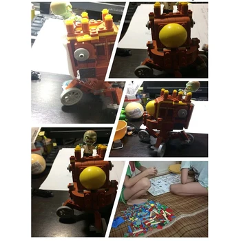 Fabryka Wojny Zombie 2 Zabawki Puzzle Uderzył Gra Szef Piratów Port Bloki Montaż Puzzle Dla Dzieci Prezent