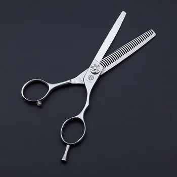 Fioletowy Smok 6.0 cali europejski styl odwrotny ząb fryzjera przerzedzenie włosów/mieszanie/teksturowanie nożyczki/Nożyczki