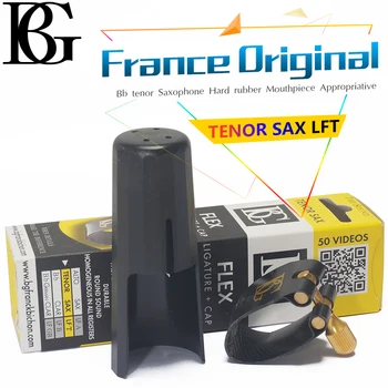 Francja oryginalny Eb alt i Bb tenor saksofon i klarnet dysk gumowy ustnik odpowiednia ligatura i cap LFA LFT LFB