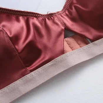 Francuski styl Bralette Set Back Closure Lingerie Feminina Sexy Bra and Panty Set Women ' s Intimates Fashion Underwear & Sleepwears