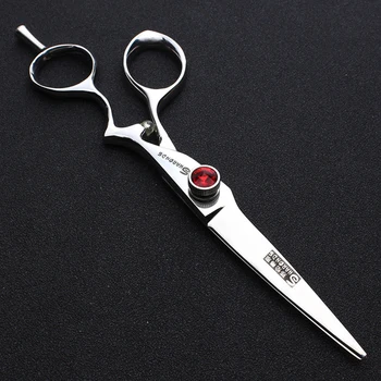 Fryzjer specjalne nożyczki do strzyżenia włosów 6 cali profesjonalne nożyczki fryzjerskie tnące nożyczki dla fryzjerów nowy rhinestone