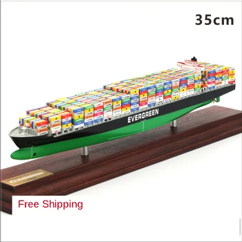 Funkcje dostosowane model statku kontenera wysyłki 35cm Czarna pojedyncza model statku pojemnika koloru wieży obsługuje produkcja na zamówienie Logosu