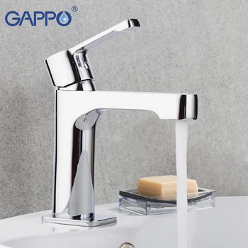 GAPPO bateria umywalkowa chrom biały torneira umywalka baterie do umywalki, baterie łazienkowe bateria umywalkowa łazienkowe mosiądz zawór czerpalny