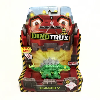 GARBY Dinosaur Truck Green Stegosaurus Dinosaur Toy Car for Dinotrux Mini Models nowe prezenty dla dzieci zabawki zabawki dla dzieci dinozaur