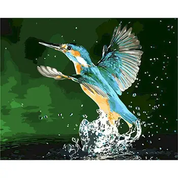 GATYZTORY malowanie według numerów dla dorosłych ptaków zwierzęta farby olejne, akryl obraz na płótnie według numerów nowoczesne domowe uchwyt sztuka