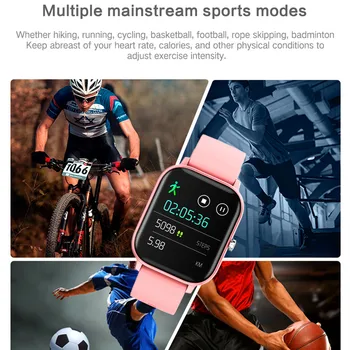GIAUSA IP67 P8 Smart Watch Wristband Men Women Sport Clock Heart Rate Monitor Sleep Monitor Smartwatch tracker na telefon
