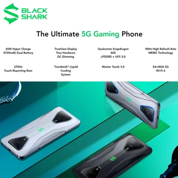 Globalna wersja Black Shark 3 Gaming Phone 6.67