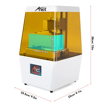 Gorący drukarka 3D Anet N4/ nowy UV Photocuring LCD drukarka 3D z 3,5-calowy inteligentny wyświetlacz kolorowy ekran dotykowy Off-Line Print/