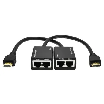 HDMI Over CAT6 RJ45 CAT5e UTP LAN Ethernet Extender Repeater 1080P 3D to 100 metrów