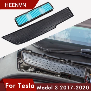 Heenvn Samochodowy Przepływ Powietrza Wentylacyjny Pokrywa Wykończenie Auto Dla Tesla Model 3 Akcesoria Do Filtra Powietrza Zapobiegający Blokowaniu Model3 Ochrona Wlotu Trzy
