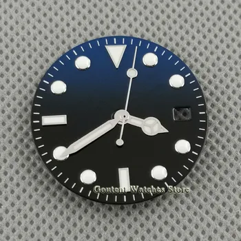 Hot 28.5 mm Watch dial + Watch hands fit ETA 2836 2824,Miyota 8215 821A, DG2813/3804 mechanizm
