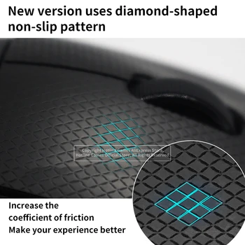 Hotline Games Mouse Anti-Slip Grip Tape for Logitech G502 Mouse Sweat Resistant Mouse Pads Side Anti-Slip Stickers Mouse Skates