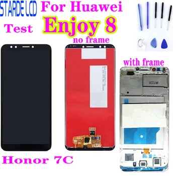 Huawei Enjoy 8 LCD Display and Assembly Touch Screen Parts 5.99 Inch For Huawei Honor 7C LND-AL30 LCD Replacement