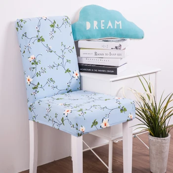 Hyha kwiatowy print list jadalnia krzesło pokrywa elastan elastyczny anty-brudne koce odcinek wymienny hotel sala etui