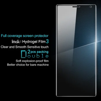 IMAK Hydrogel III 3 folia Sony Xperia 10 Plus 2szt os ochraniacz ekranu oprawa miękka pełne pokrycie folia ochronna nie szkło