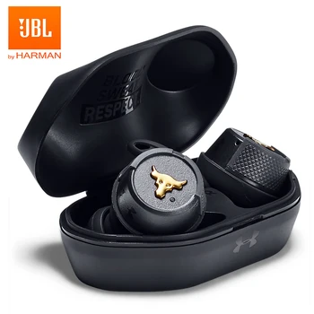 JBL UA FLASH PROJECT ROCK Ture bezprzewodowe słuchawki Bluetooth, słuchawki wodoodporne słuchawki głośnomówiący Połączenie z mikrofonem ładowarka pudełko