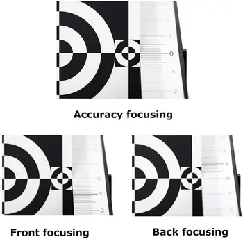 JJC Camera Lens Autofocus Auto Focus Calibration Tool Chart via Select DSLR Camera posiada funkcję AF Fine Tune AF Micro Adjustment