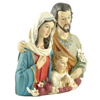 Jezus Rodzina Kościelna Ozdoba Trwałe Wspaniały Żywica Kościelny Ornament Chrześcijańskie Żywicy Rzemiosła Świętej Rodziny Jezusa Kosmicznego