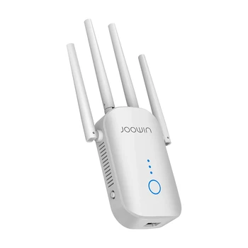Joowin Long range 1200Mbps Wifi Repeater AC1200 2.4 G&5.8 G DUAL-band Wifi Extender repetidor z 4 zewnętrzne JW-WR758AC