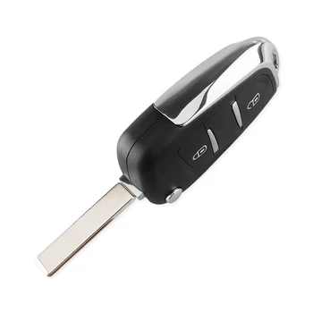 KEYYOU 2/3Button zmodyfikowany klucz samochodowy Shell Remote Key Fobr pokrowiec Etui dla Citroen VTR Coupe C2 C4 C5 C6 C8 Berlingo Xsara Picasso