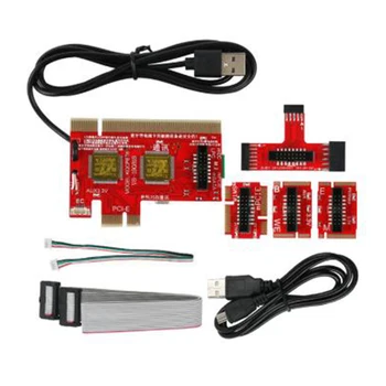 KQCPET6 V8 stacjonarny, laptop, telefon komórkowy Bluetooth smart karta diagnostyczna PCI / PCIE / LPC / MiniPCI-E / EC USB Tester