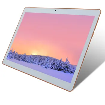 KT107 plastikowy tablet 10,1-calowy duży ekran Android 8.10 wersja moda przenośny tablet 8G+64G Biały tablet Biały wtyk USA