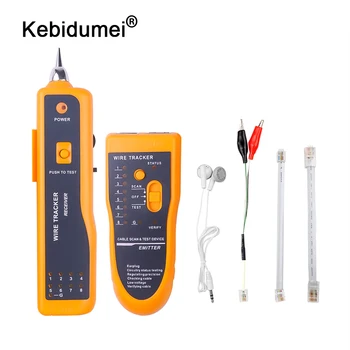 Kebidumei LAN Network Cable Tester Cat5 Cat6 RJ45 UTP STP Line Finder kabel telefoniczny Tracker Tracer Diagnose Tone Tool Kit