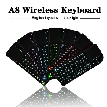 Kebidumei Mini Wireless Keyboards Air Mouse 2.4 G Handheld Touchpad do gier dla smart tv box dla smartfonów z systemem android
