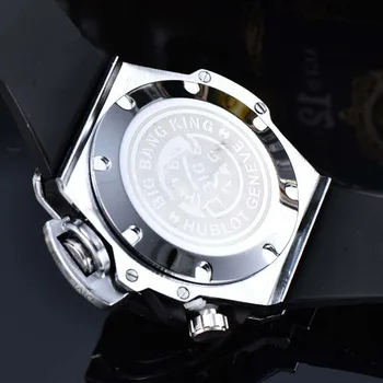 Kreatywna Moda Zegarki Sportowe Dla Mężczyzn Top Luksusowej Marki Gatunek Męski Zegarek Obrót Sukienka Zegarek Kwarcowy Zegarek Silikonowy Pasek Osób M