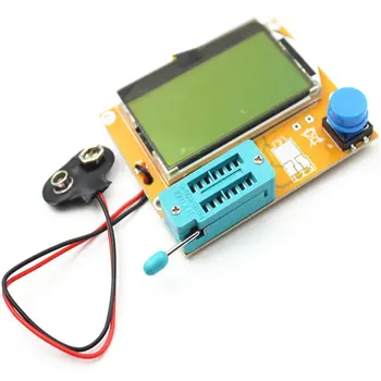 LCR-T4 cyfrowy LCD tranzystor tester miernik podświetlenie dioda Trioda pojemność ESR metr dla MOSFET/JFET/PNP/NPN L/C 1