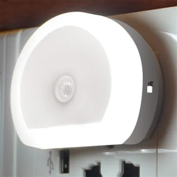 LED Night Light With Dual USB Wall Charger Plug Power-saving Dusk to Dawn Sensor Wall Lamp EU/US Plug Socket Lamps