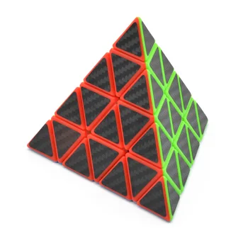 Lefun Master Pyramid Magic Cube Carbon Fiber Sticker Cubo Magico Twist Puzzle Educational Toy Puzzle Education Toys for Children