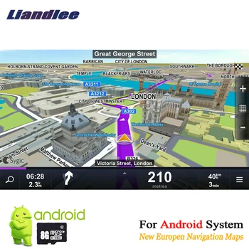 Liandlee 8GB SD Card mapy nawigacyjne GPS Mapa Android dla Europy Netherlands Irlandia Belgia Francja Niemcy wielka Brytania Włochy Hiszpania Polska