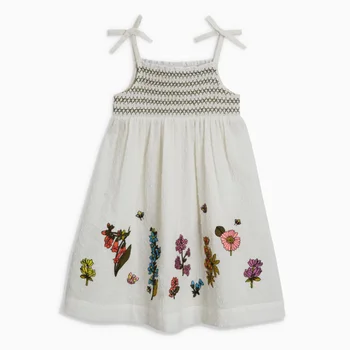Little maven 2020 nowy letni odzież dziecięca dla dziewczynek sukienka marka dzieci bawełna paski wydruku bez rękawów sukni