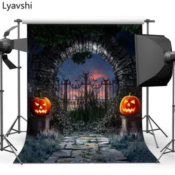 Lyavshi Angry Pumpkin Halloween Backgrounds for Photography Fond studio Photo Shooting Background