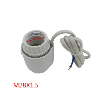 M28X1.5 220V 24V NC NO electric thermal actuator valve head for thermostat manifold underfolor radiator heating