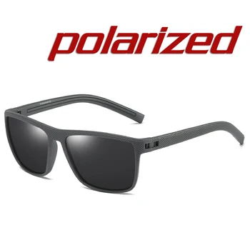 MAXJULI retro sportowe okulary polaryzacyjne dla mężczyzn kwadrat TR90 czarna ramka okulary sportowe, piesze wycieczki okulary Oculos de sol uv400