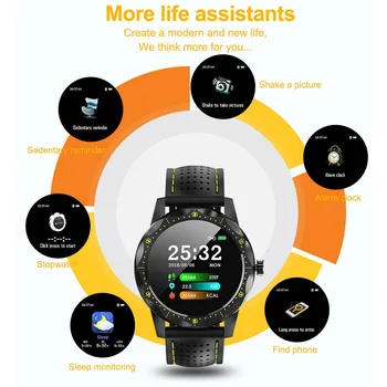 MNWT Smart watch IP68 Wodoodporny fitness tracker monitor rytmu serca, ciśnienie krwi kobiety mężczyźni zegarek Smartwatch dla Androida i IOS