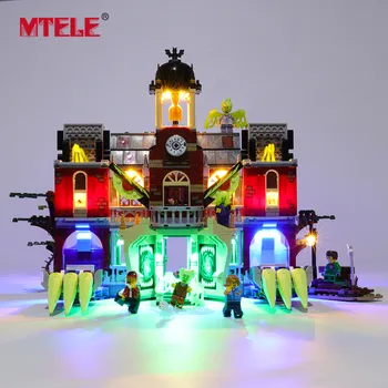 MTELE Brand LED Light Up Kit For Newbury Haunted High School Toys kompatybilny z 70425