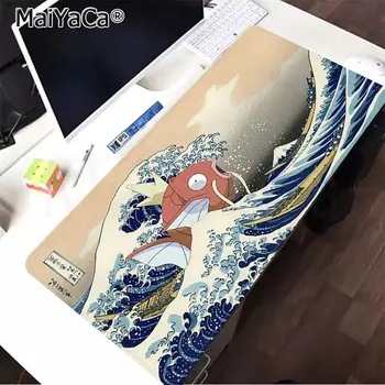 MaiYaCa Custom Skin Japanese wave Art Duża podkładka pod mysz PC Computer mat Bezpłatna wysyłka Duży podkładka do myszy, klawiatury mata