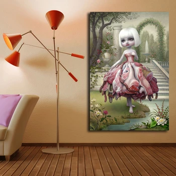 Mark Ryden The Gay '90s Wallpaper Art Canvas Poster Painting Wall Picture Print Modern Bedroom Home Decoration Accessories HD