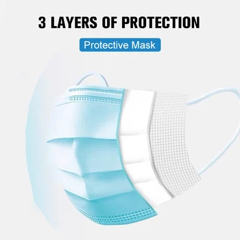 Maska jednorazowa nie wiklinowe 3 warstwowy filtr maska usta maska do twarzy oddychające małżowina uszna maski