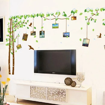 Memories of the forest XL wall stickers tree home decor living room diy art decal tapety wymienna etykieta