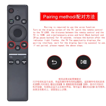 Mingfulai dla Samsung UHD 4K Smart TV pilot zdalnego sterowania Unive BN59-01312B 01312F 01312H 01312G 01312M zastąpił Smart Voice na